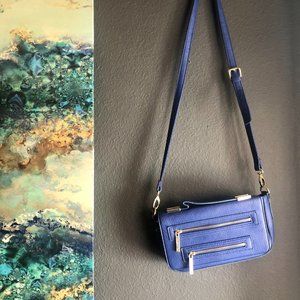 Olivia + Joy blue crossbody bag